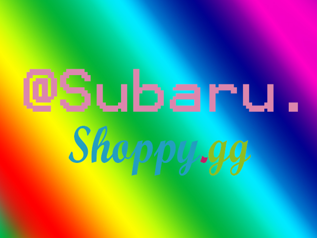 Shoppy profile picture for @Subaru