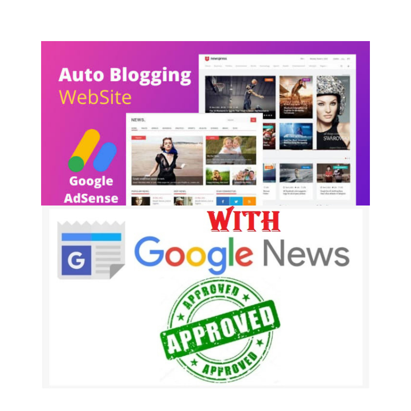 Google news approval for your website with auto news daily