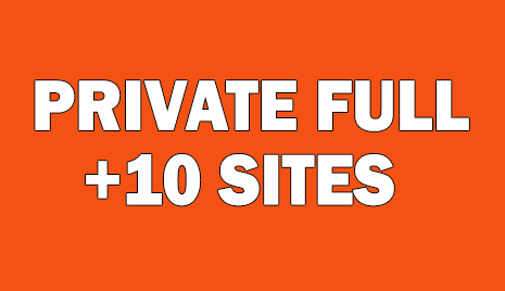 PRIVATE FULL +10 SITES COMBO +30 DAYS WARRANTY