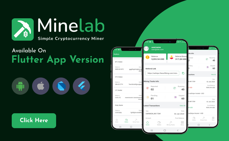 MineLab - Cloud Crypto Mining Platform