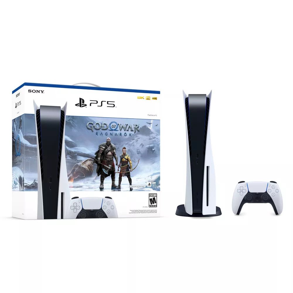 PlayStation 5 God of War Ragnarok Console with Wireless Controller