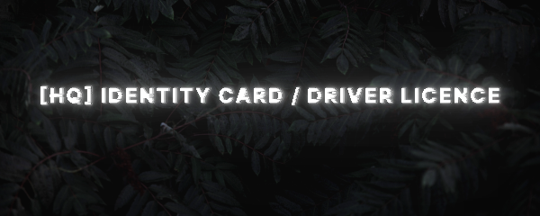 [HQ] Identity Card