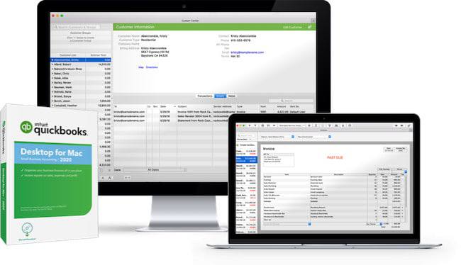 QuickBooks 2020 for Mac Accounting Software, Lifetime