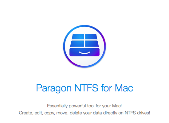 Microsoft NTFS for Mac by Paragon License