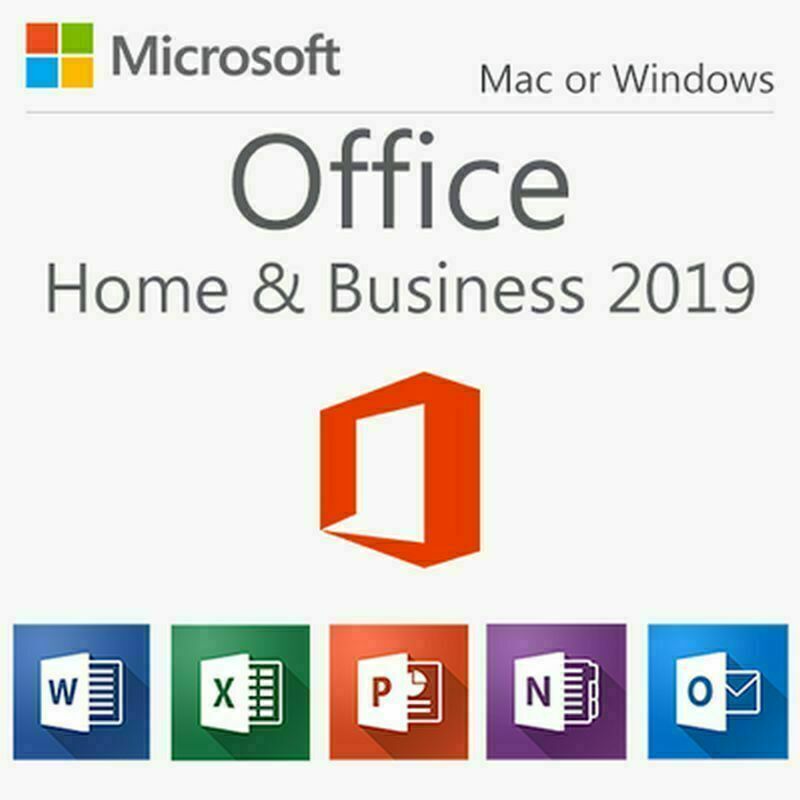 Microsoft Office 2019 Home & Business For PC/Mac -(Account Bound Key)