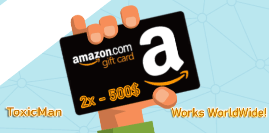 2x Amazon Gift Card [500$] - 16x Digit Code Redeem