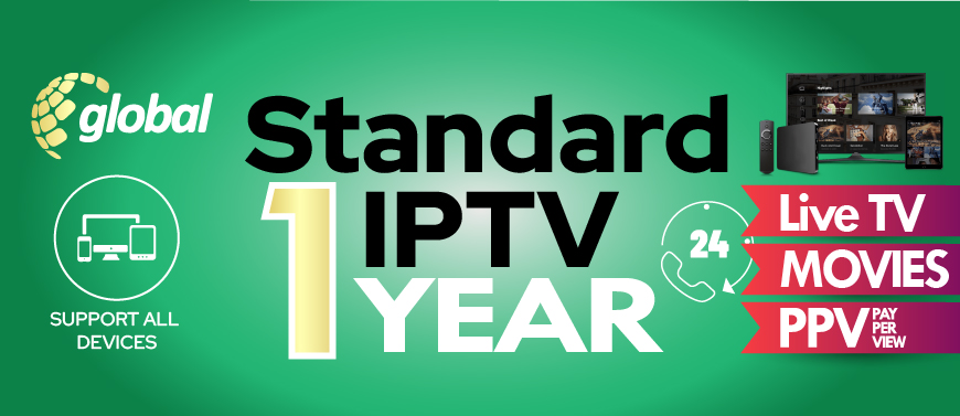 [Standard IPTV - 1 Year] Private TV Subscription - HD-FHD-4K