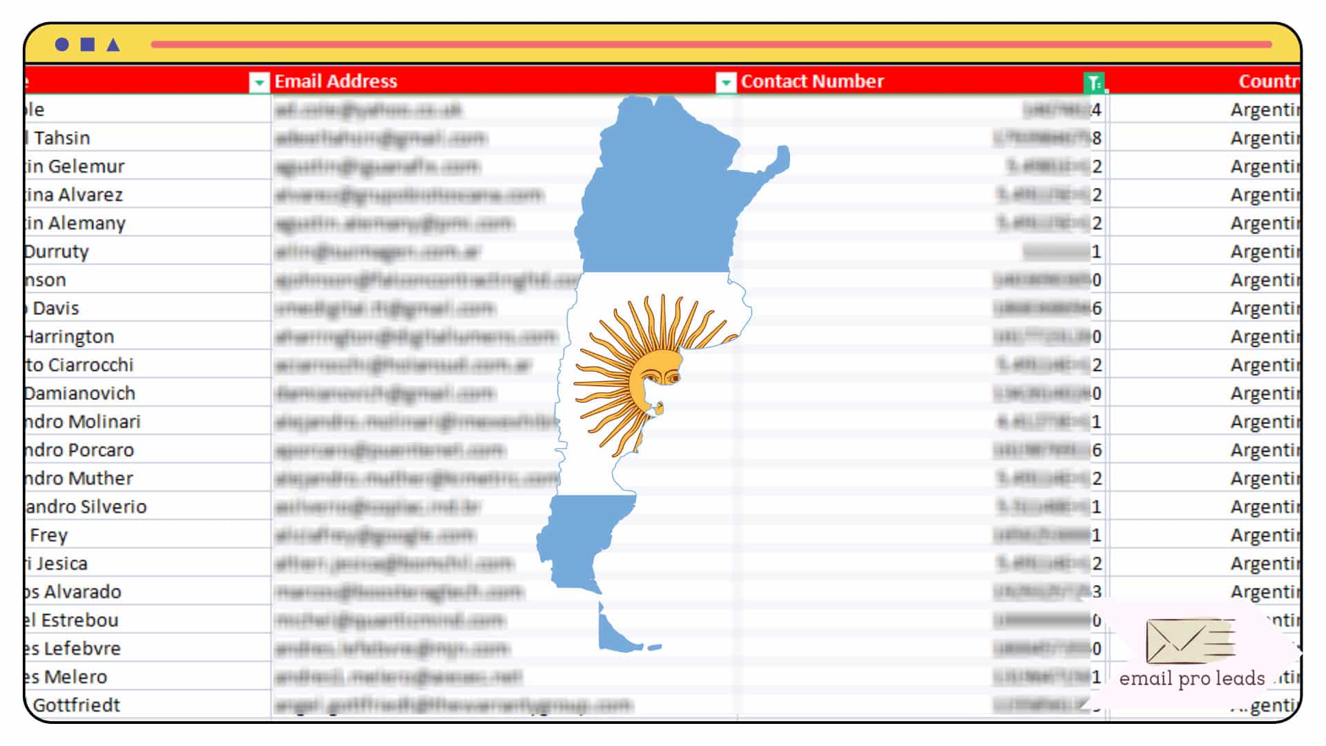 100K Argentina Email Database [2025 Updated]
