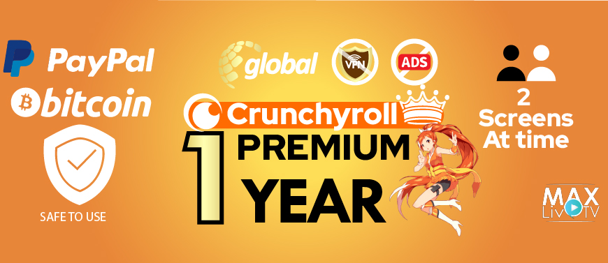 [1 Year - 2 screens] Legit Crunchyroll Premium MegaFan 4K | Guaranteed (Not Hacked)