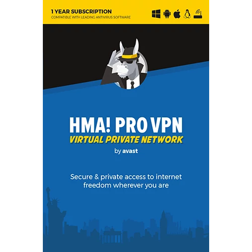 HMA Pro VPN Officail Key 5devices 1Year [Global Code]