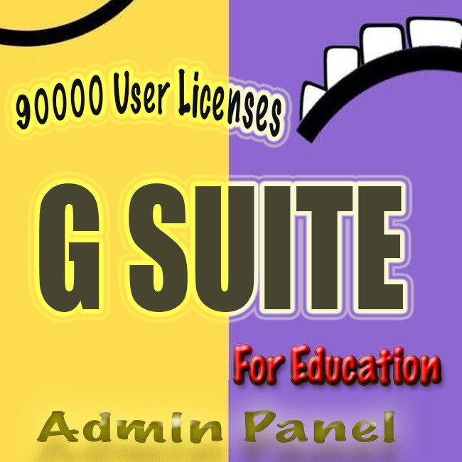 $2000 x Domain name with 90000 users Licenses for Google apps Admin Panel Listed for charity