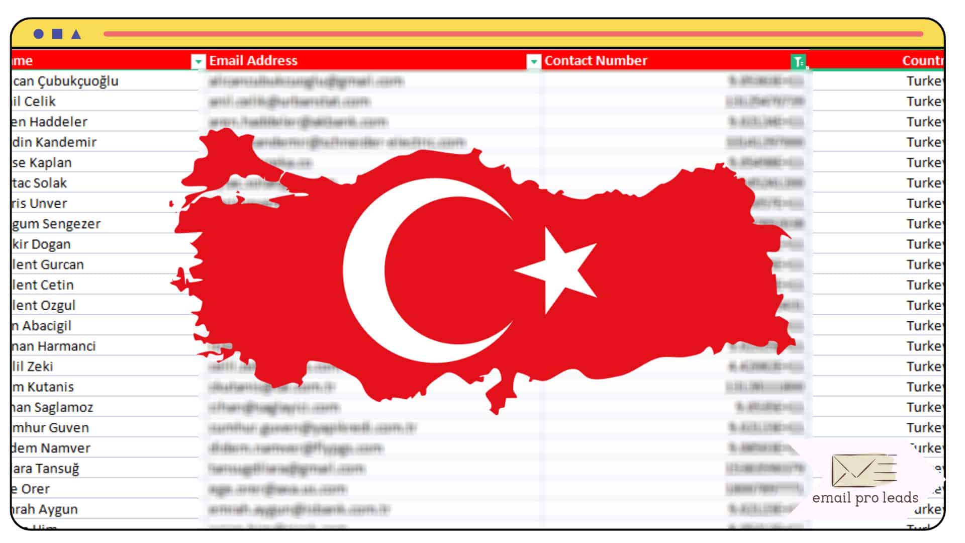 100k Turkey Email Database {2024}