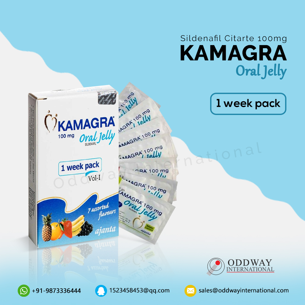 Buy Kamagra Oral Jelly Wholesale - Generic Sildenafil Citrate