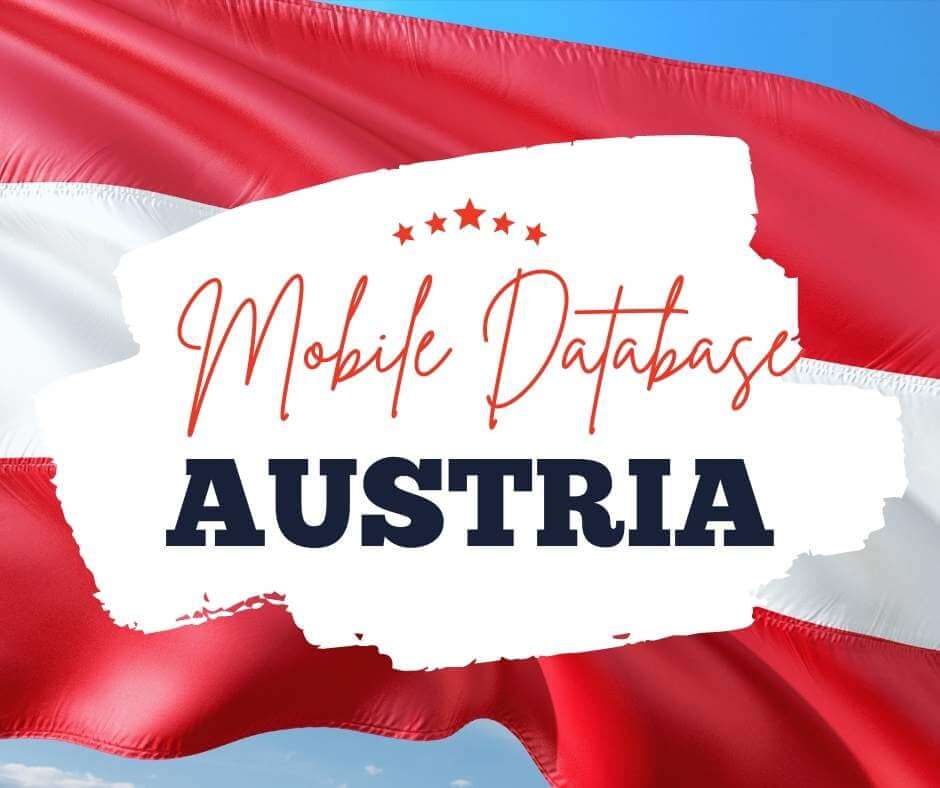 10K Austria Mobile Number Database [2025 Updated]