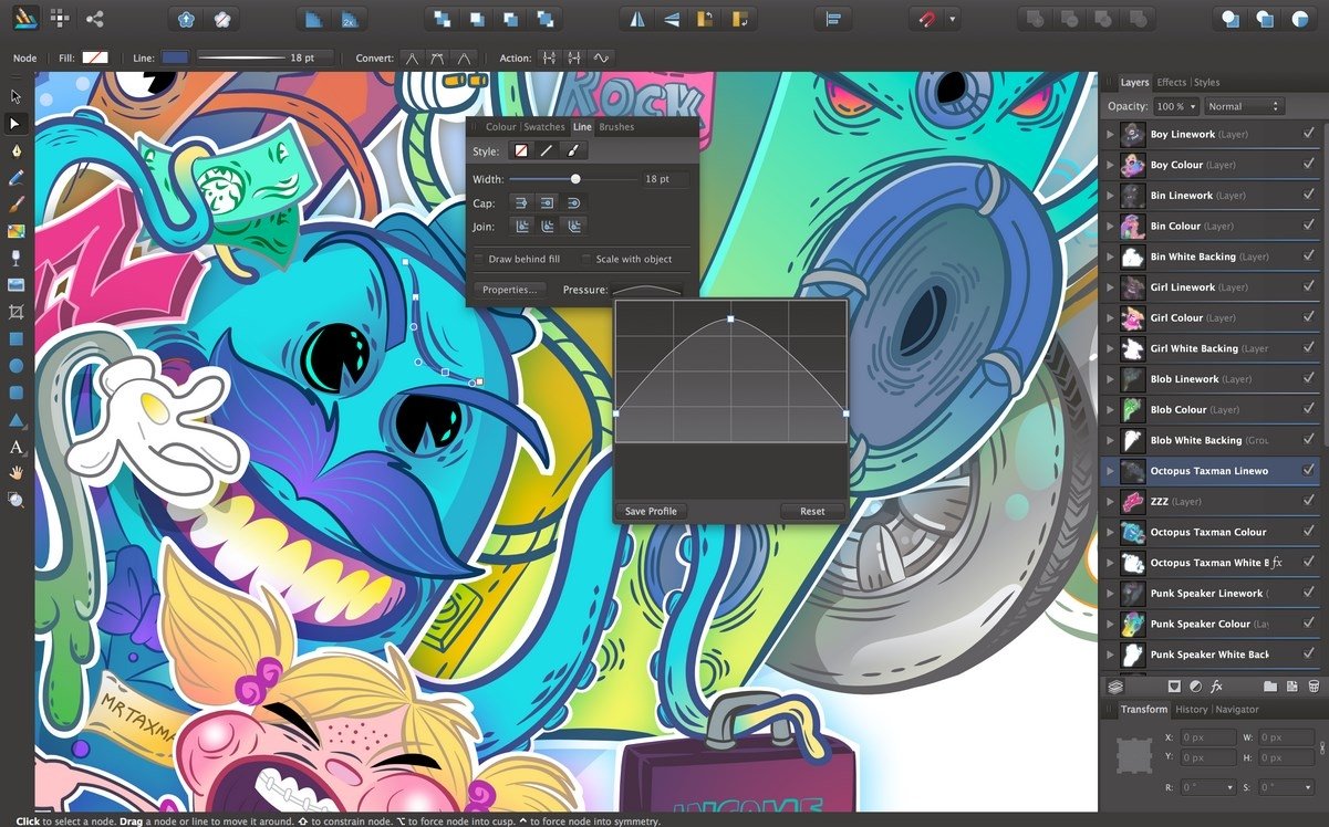 Affinity Designer cho PC cho sáng tạo đồ họa