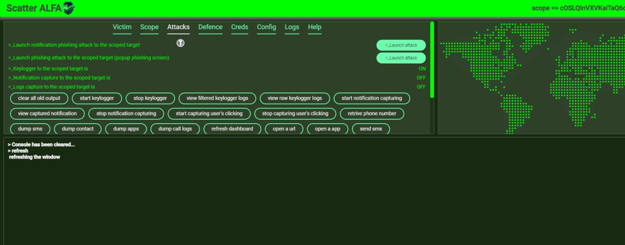 SCATTER ALFA ANDROID BOTNET (SOURCE CODE)