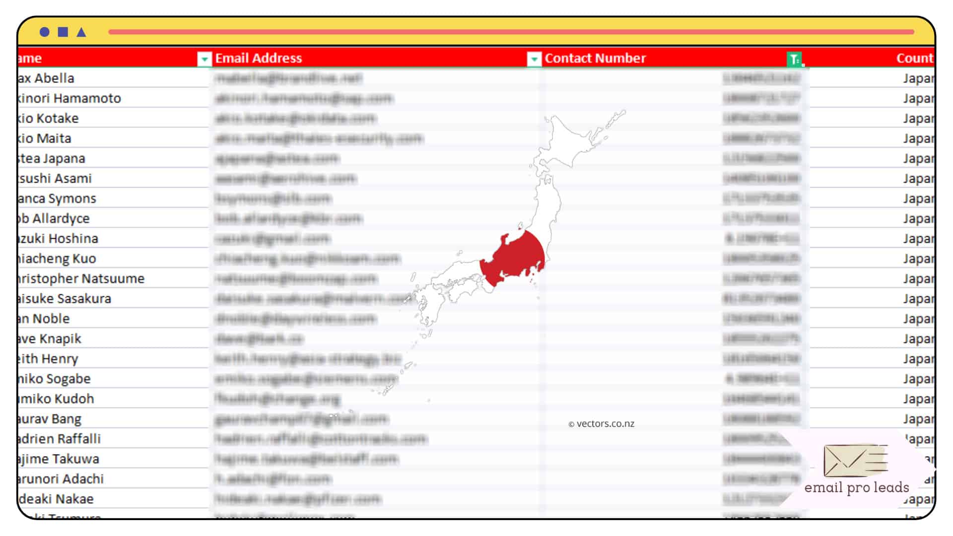 200K Japan Email Database – Verified & Fresh