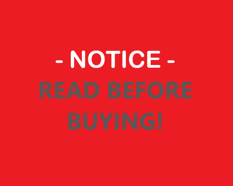Read Before Buying!