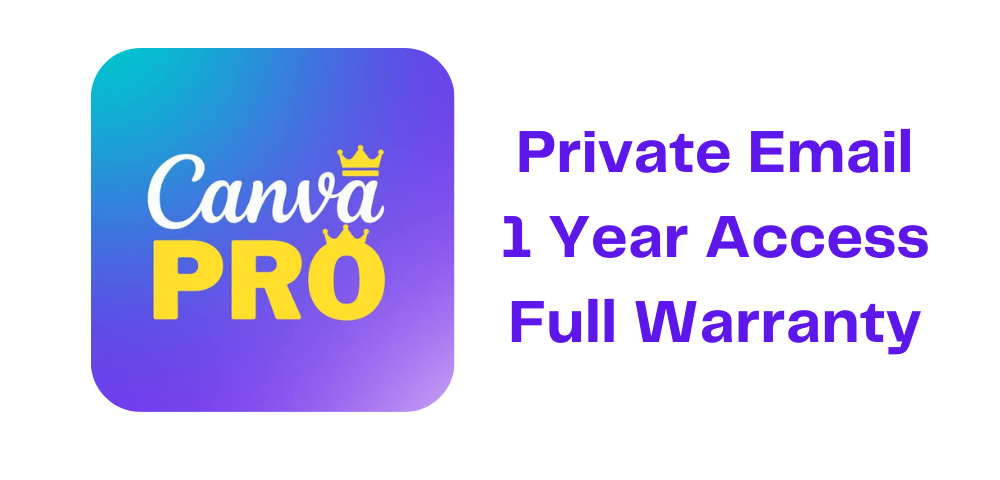 Canva PRO Edu 1 year - Private Email Invitation