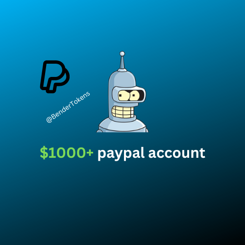 Paypal $1000+ account + CC