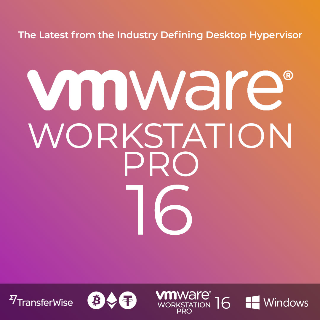 [Volume] VMWare Workstation Pro 16 License Lifetime for 1 PC