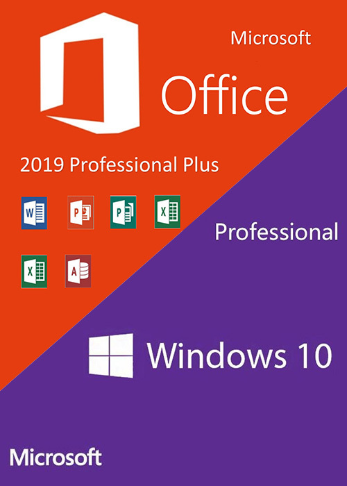 PACK WINDOWS 10 PRO KEY & OFFICE "2019 or 365"