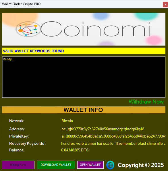 Wallet Tracker for Bitcoin and Ethereum