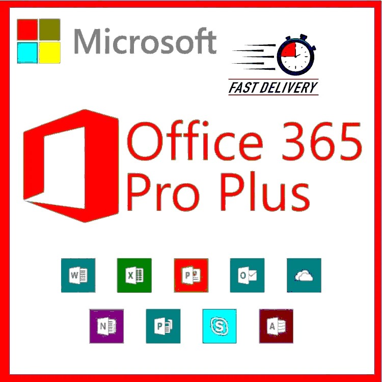 Microsoft Office 2019 Professional Plus 32/64 bit For Windows / Key Delivery
