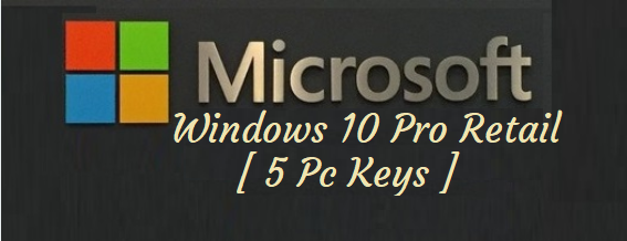 Windows 10 Professional (5 PC key)