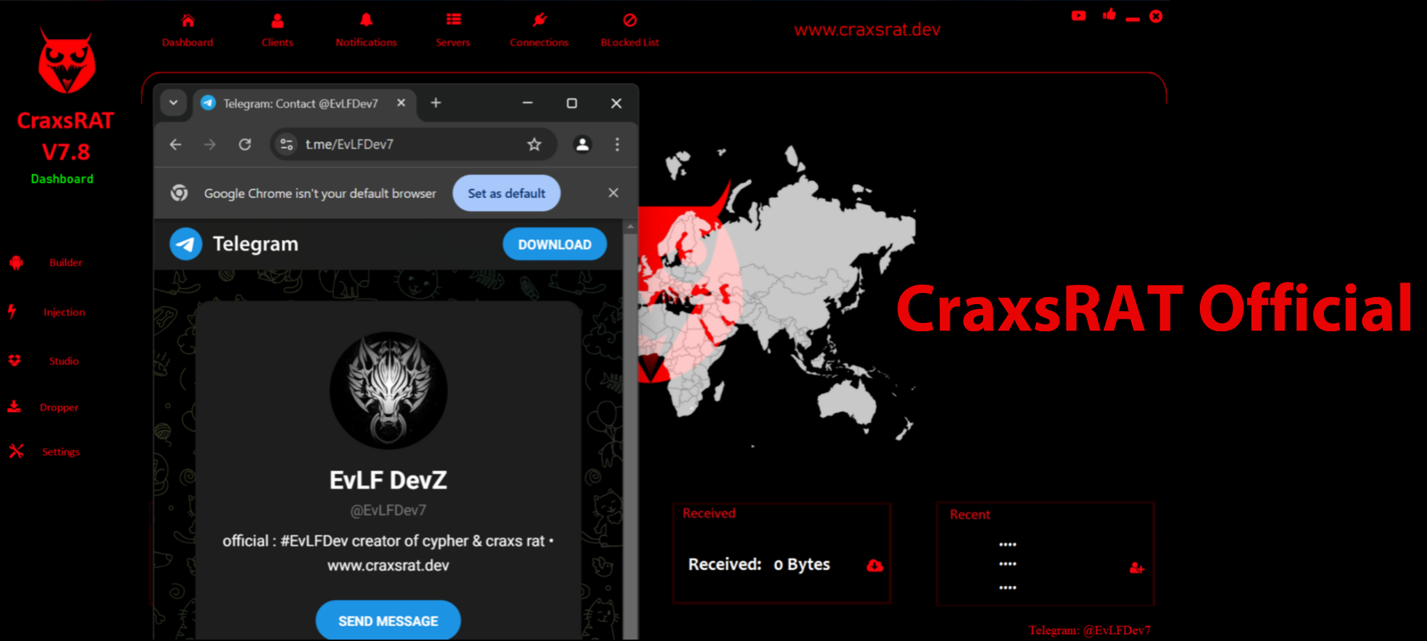CraxsRAT v7.5 Full Setup ⭐⭐⭐⭐⭐