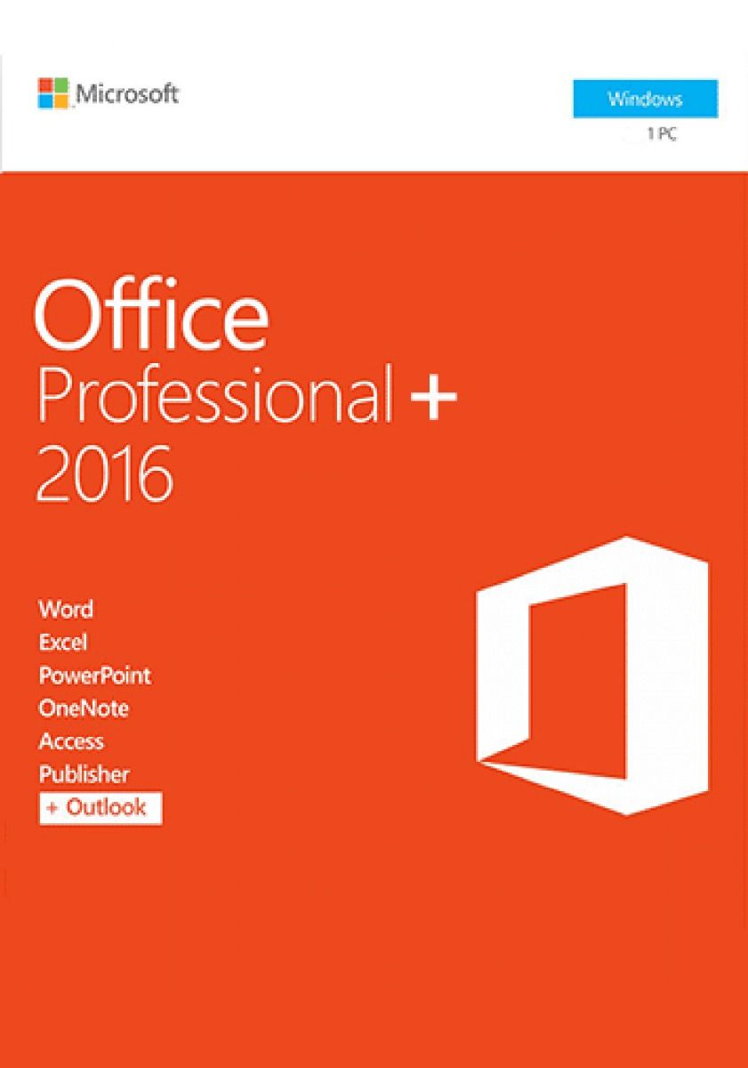 Microsoft Office 2016 Professional Plus - 1 PC - LIFETIME - WINDOWS - Key - GLOBAL [ PHONE ACTIVATION ]