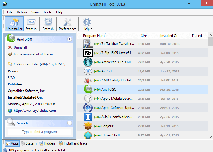 Uninstall Tool 3.5.9 Build 5660 for Removing Programs Without Trace