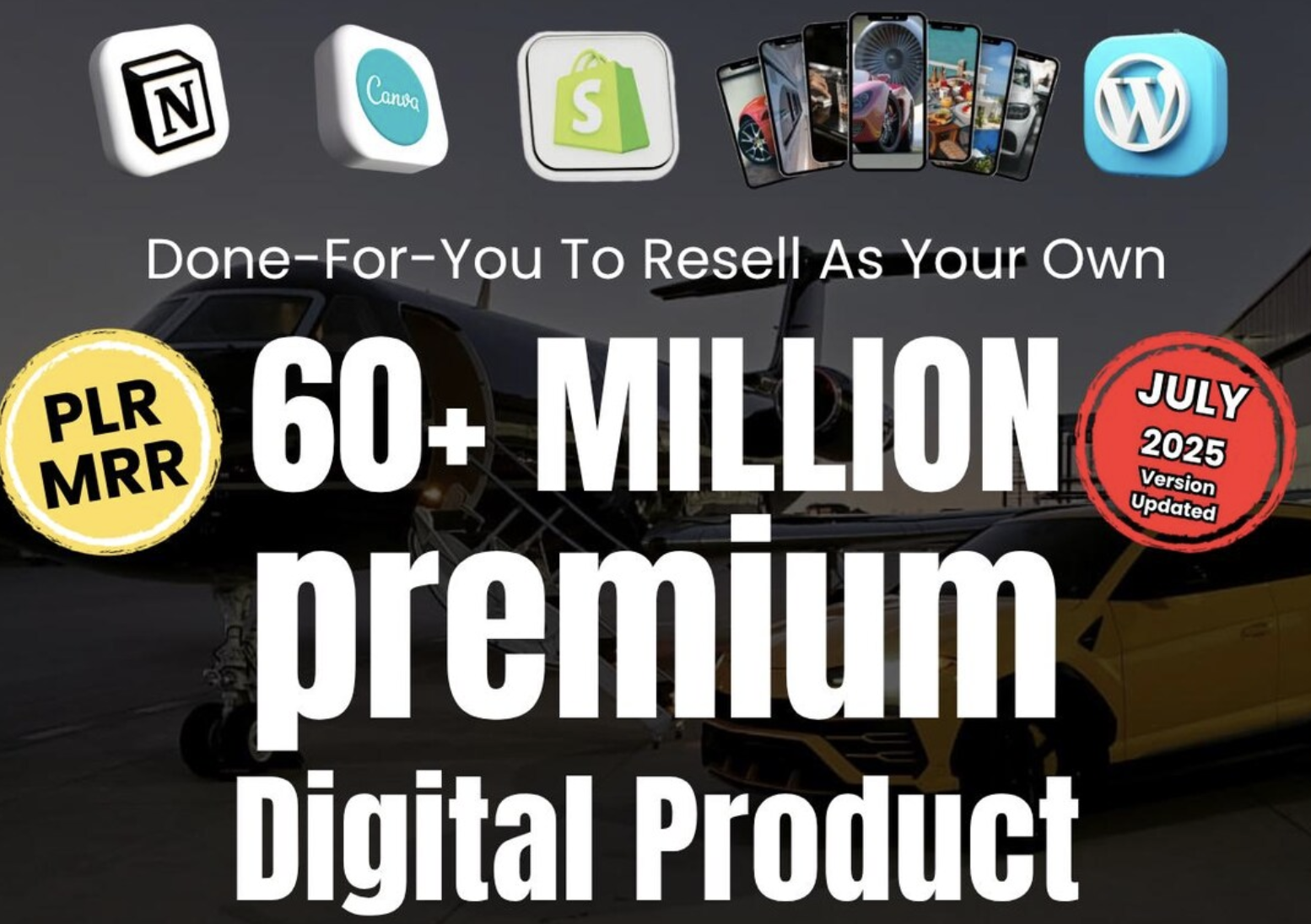 60+ Million Digital Products Bundle Resell MRR PLR