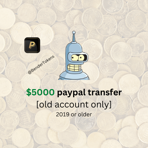 Paypal $5000 transfer [personal account]