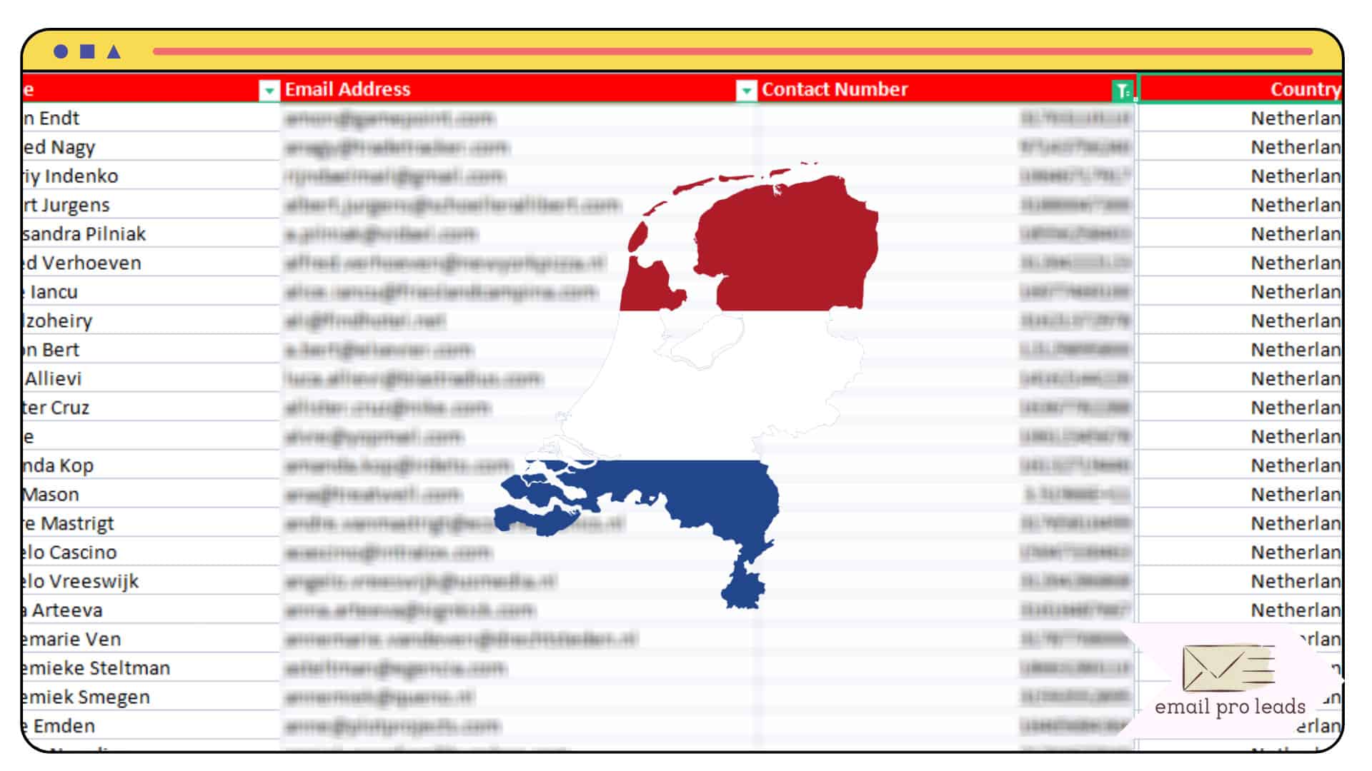 375K Netherlands Email List & Database [2025 Updated]