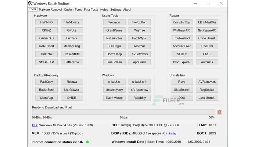 Windows Repair Toolbox 3.0.4.6 for System Maintenance