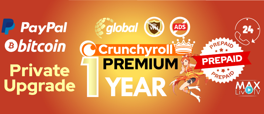 [1 Year Private] Crunchyroll Premium MegaFan 4K Upgrade | Full account on your own email | Guaranteed (Not Hacked)