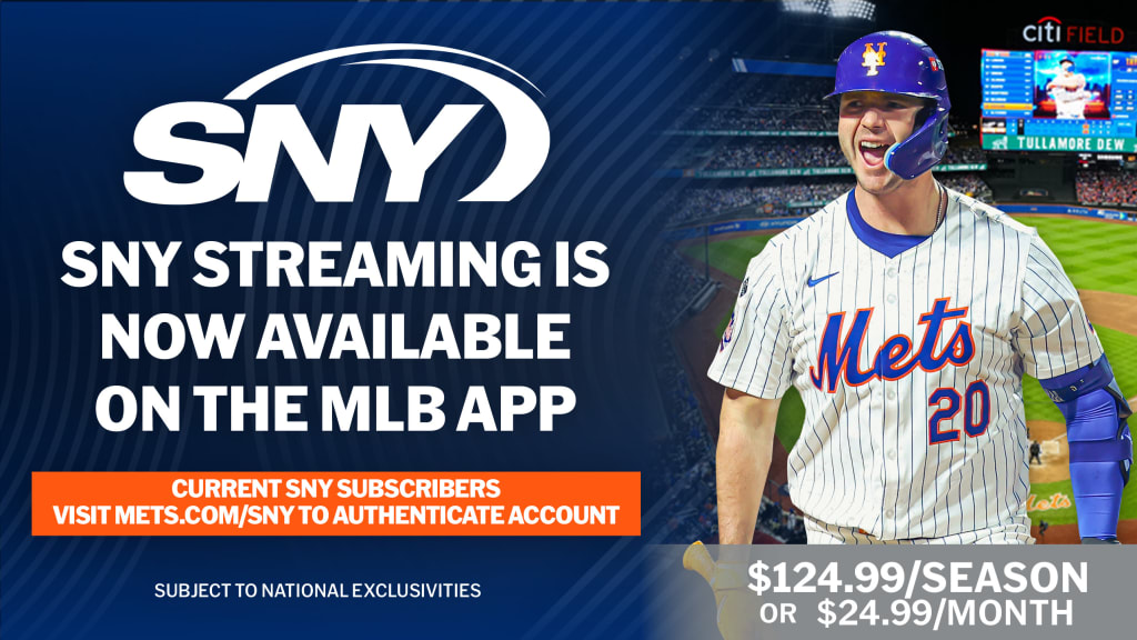 MLB SNY 2025 Season In-Market Package