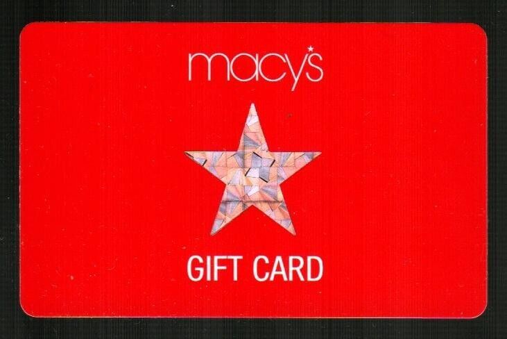 $50 Macy's Gift Card Ready to Use