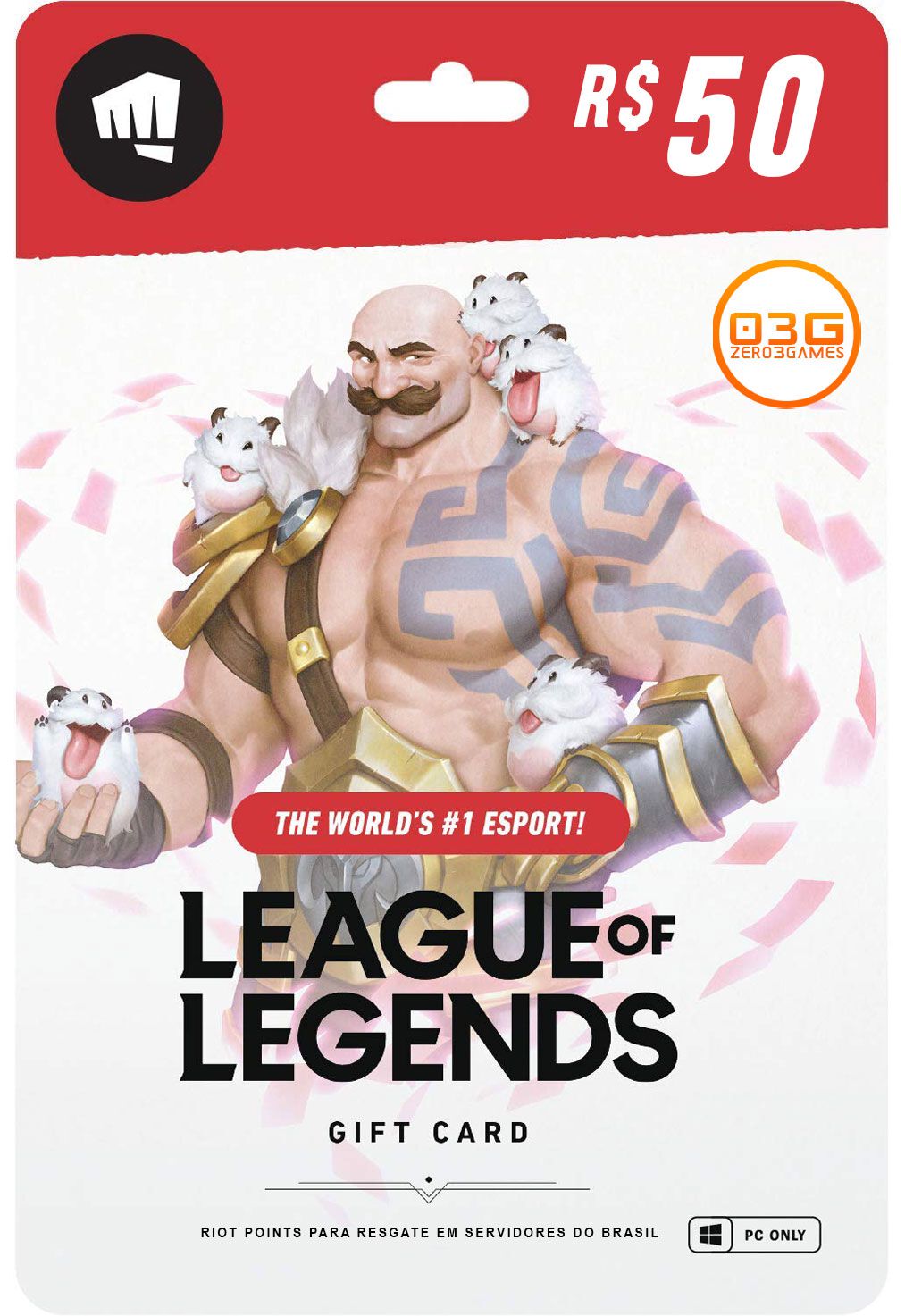 League of Legends $50 Gift Card