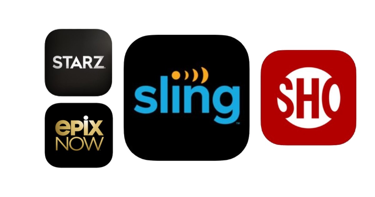 SlingTV Blue + Sports Extra + STARZ + SHOWTIME + MGM+ | 12 Months Warranty