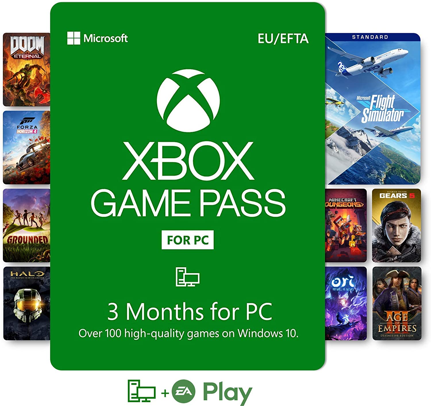 ✦ Microsoft 3 Months Xbox Game pass for PC [Digital code] ✦