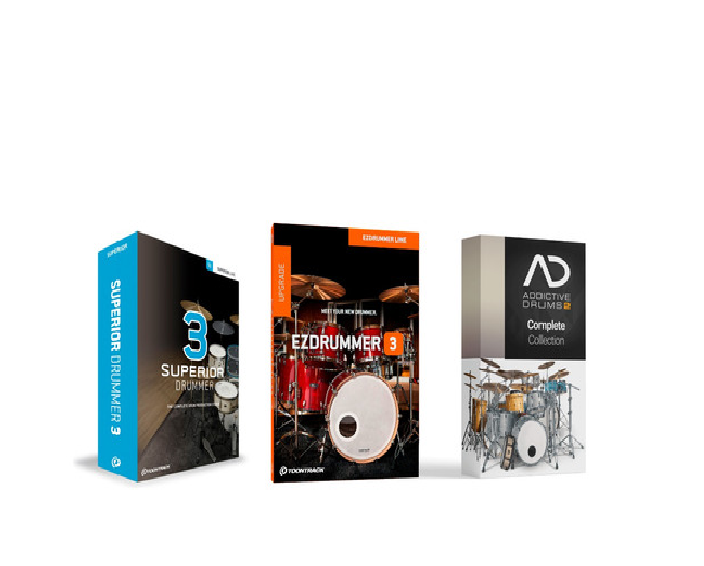 Superior Drummer 3 + EZdrummer 3 + Addictive Drums 2 Bundle