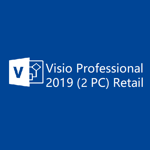 Microsoft Office 2019 Visio Professional  For Windows 1 PC