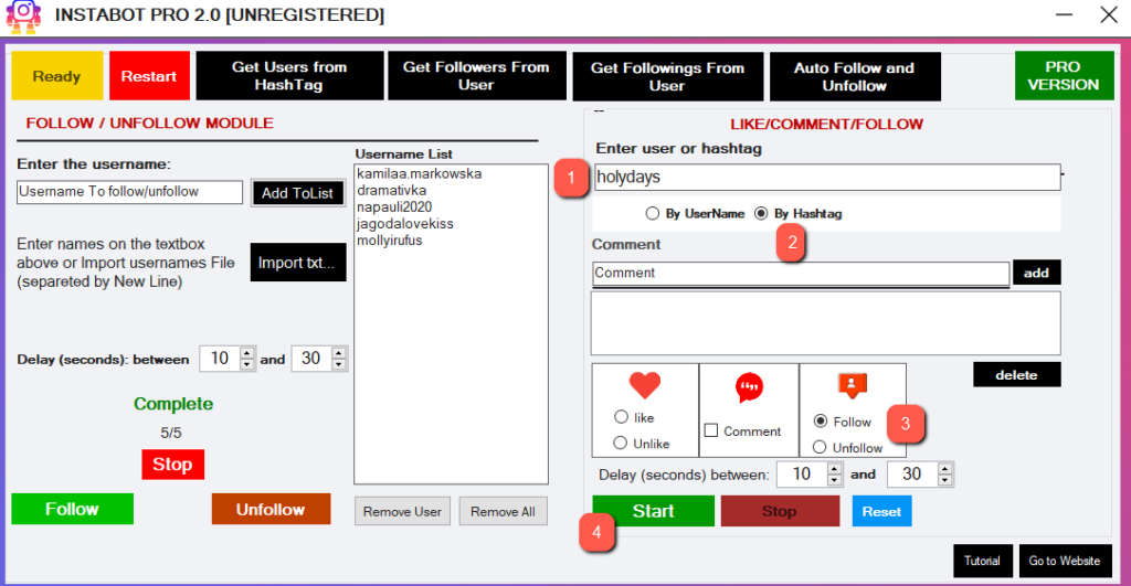 Instagram Bot Pro v7.1.4 Full Activated