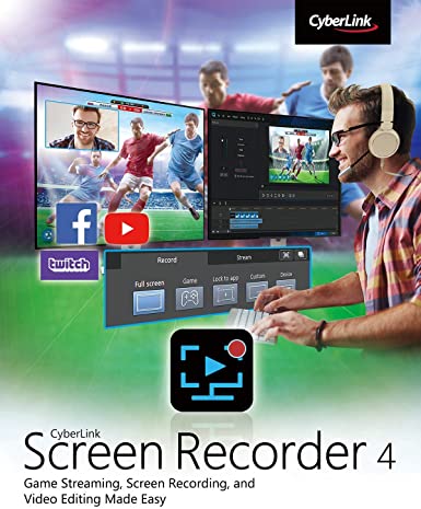 CyberLink Screen Recorder V4 Deluxe | For Lifetime