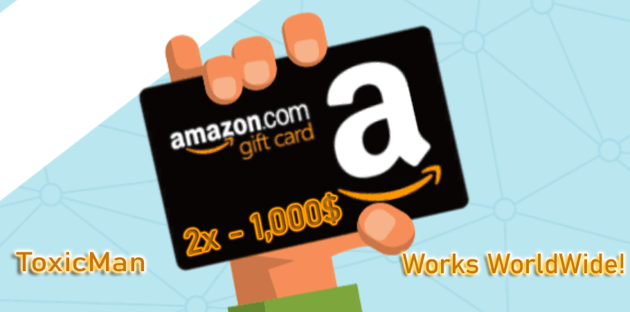 2x Amazon Gift Card [1,000$] - 16x Digit Code Redeem