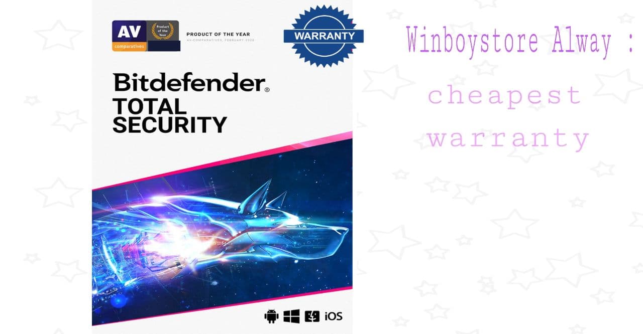 Bitdefender Total Security 2021 -1 Year 1 device key