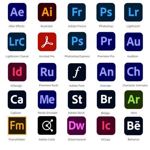 Adobe Creative Cloud All Apps 20+ Monthly Subscription