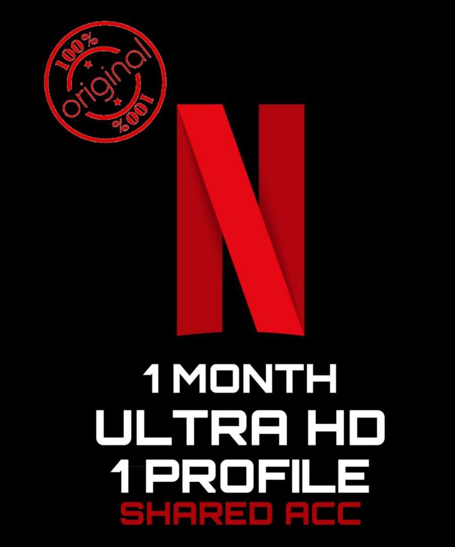 Netflix Account Premium 1 Month 30 days